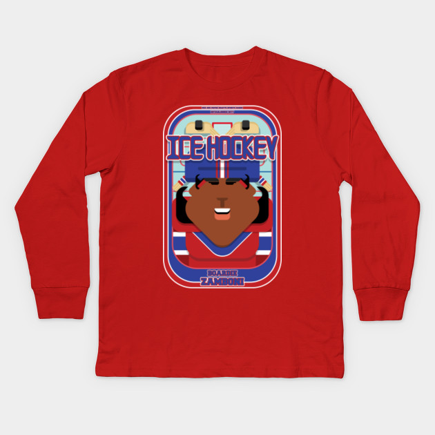 Ice Hockey Red and Blue - Boardie Zamboni - Aretha version